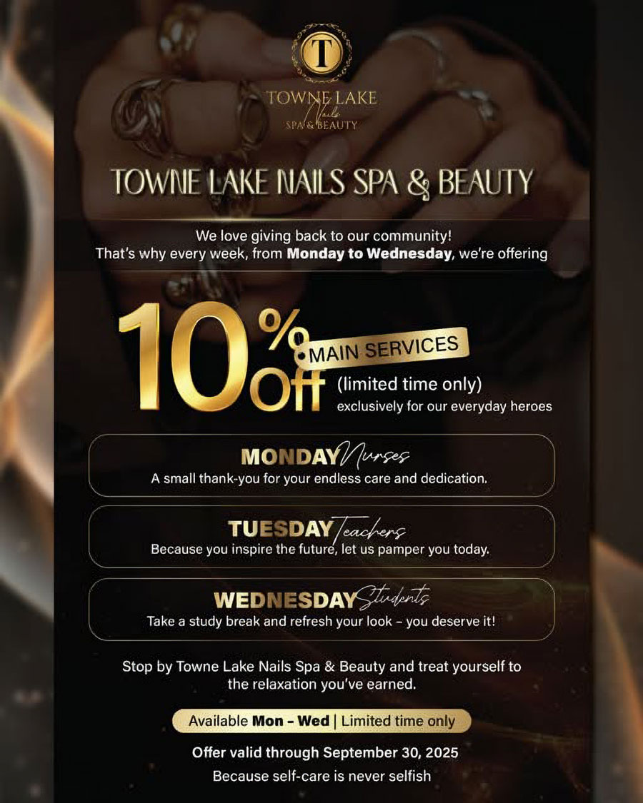 TOWNE LAKE NAILS SPA & BEAUTY